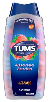 TUMS Antacid Ultra Strength, 265 Chewable Tablets
