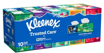 Kleenex Trusted Care Facial Tissue, 2-Ply, 230-count, 10-pack