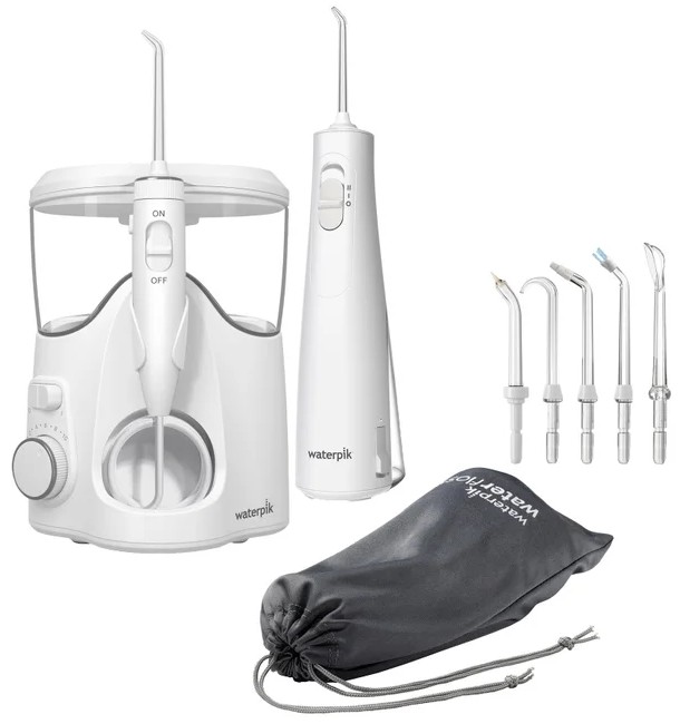 Waterpik Ultra Plus and Cordless Enhance 3000 Water Flosser Combo Pack