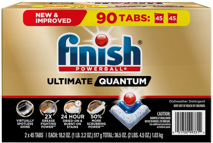 Finish Powerball Ultimate Quantum Dishwasher Tablets