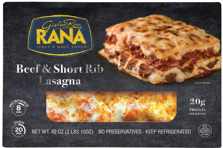 Costco grocery staple 8: Giovanni Rana Beef & Short Rib Lasagna