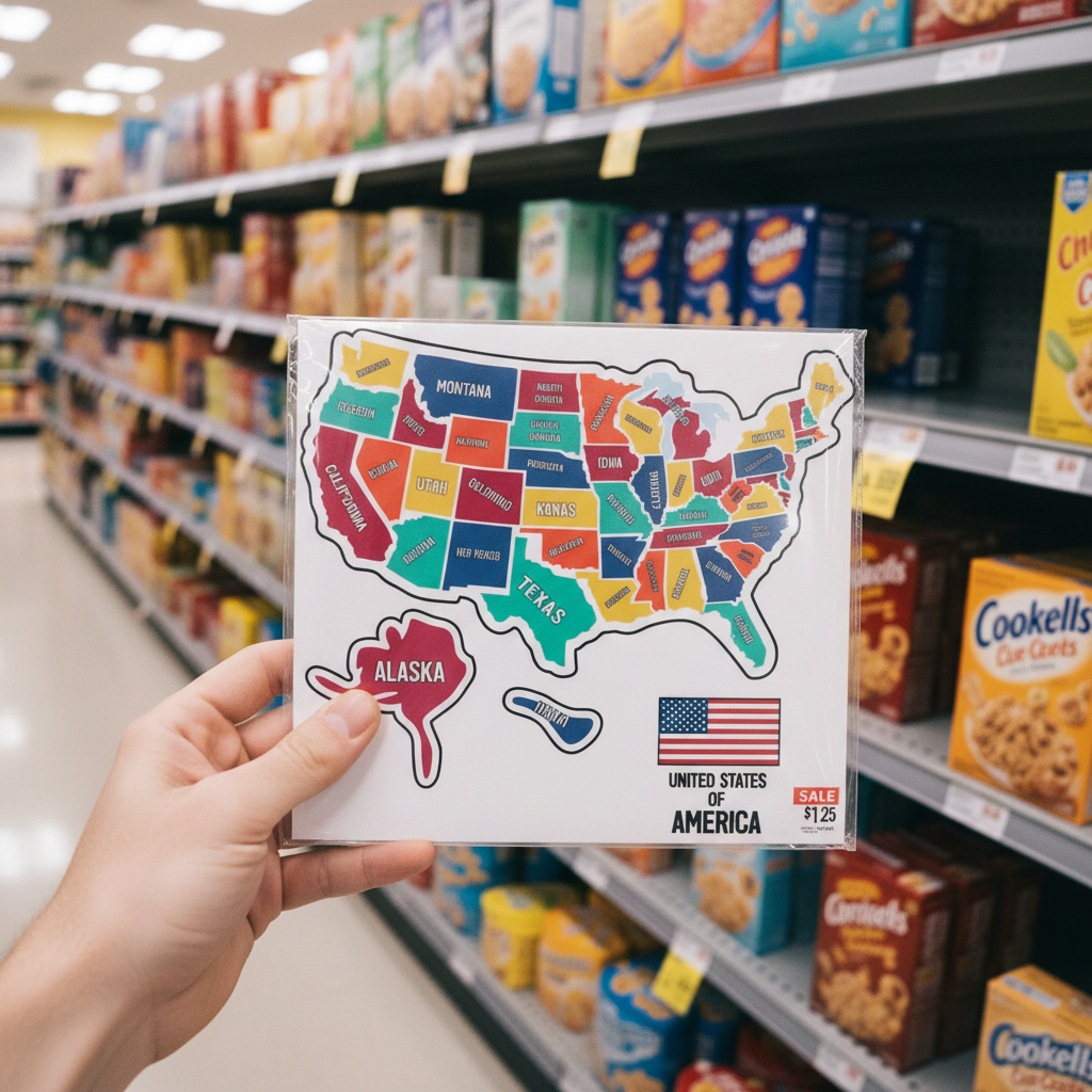 Crayola Wall Decal - USA Map
