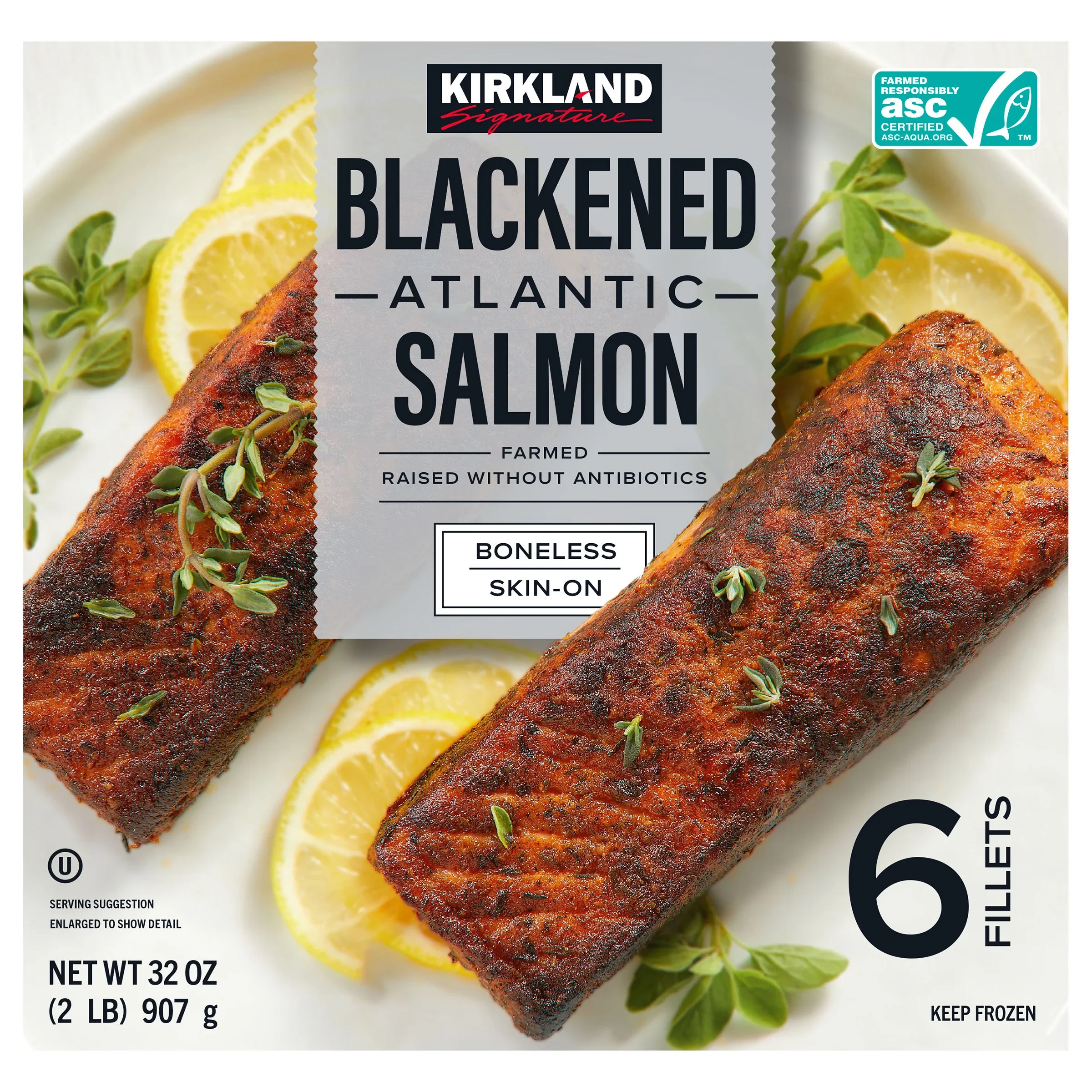 Kirkland Signature Blackened Atlantic Salmon