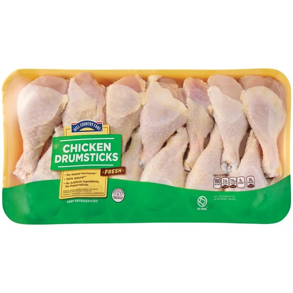 Hill Country Fare Chicken Drumsticks, Value Pack: $5.33 - $4.16