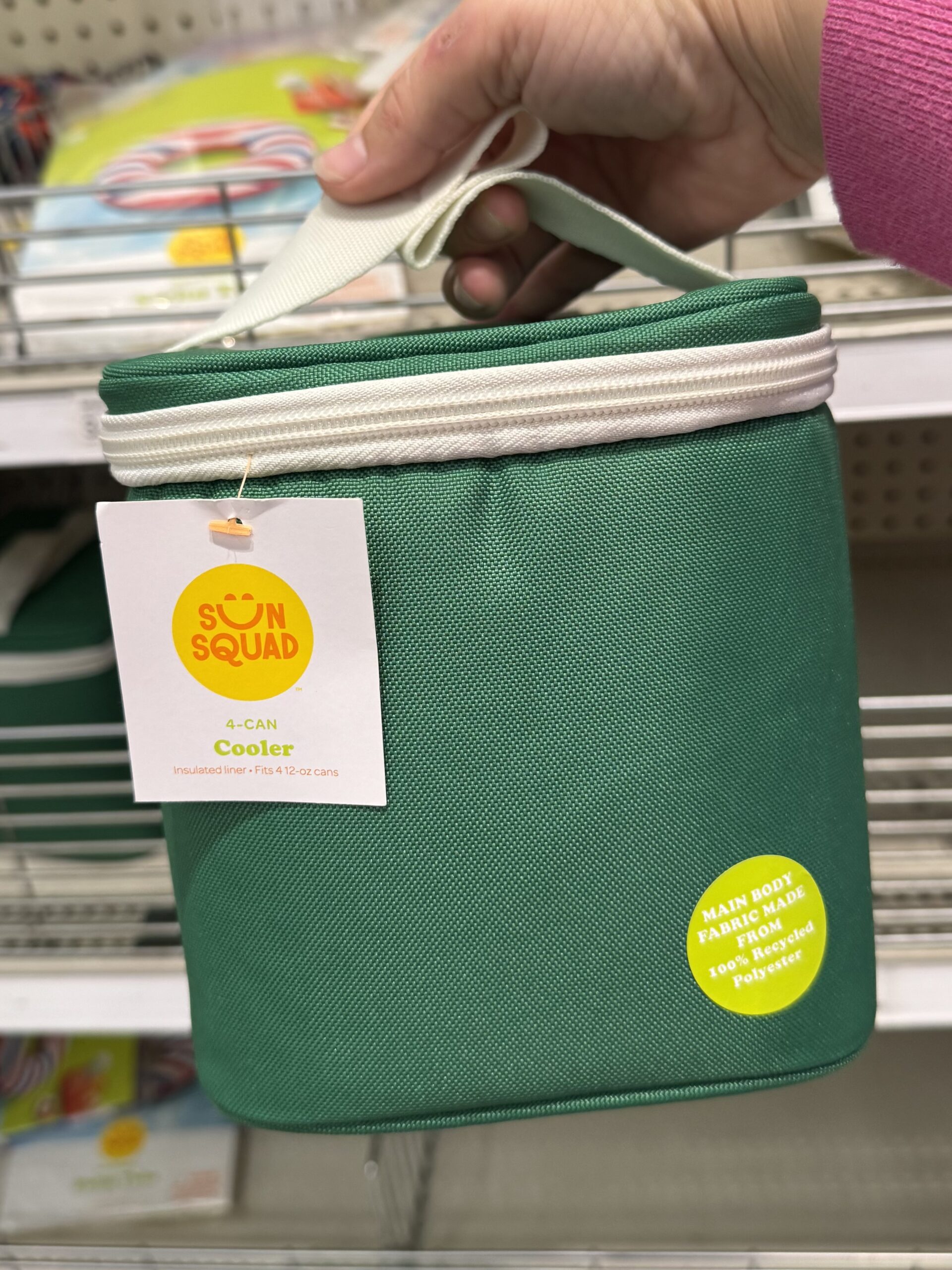 4 Cans/3.1qt Soft Sided Personal Cooler Blue - Sun Squad™ - in store