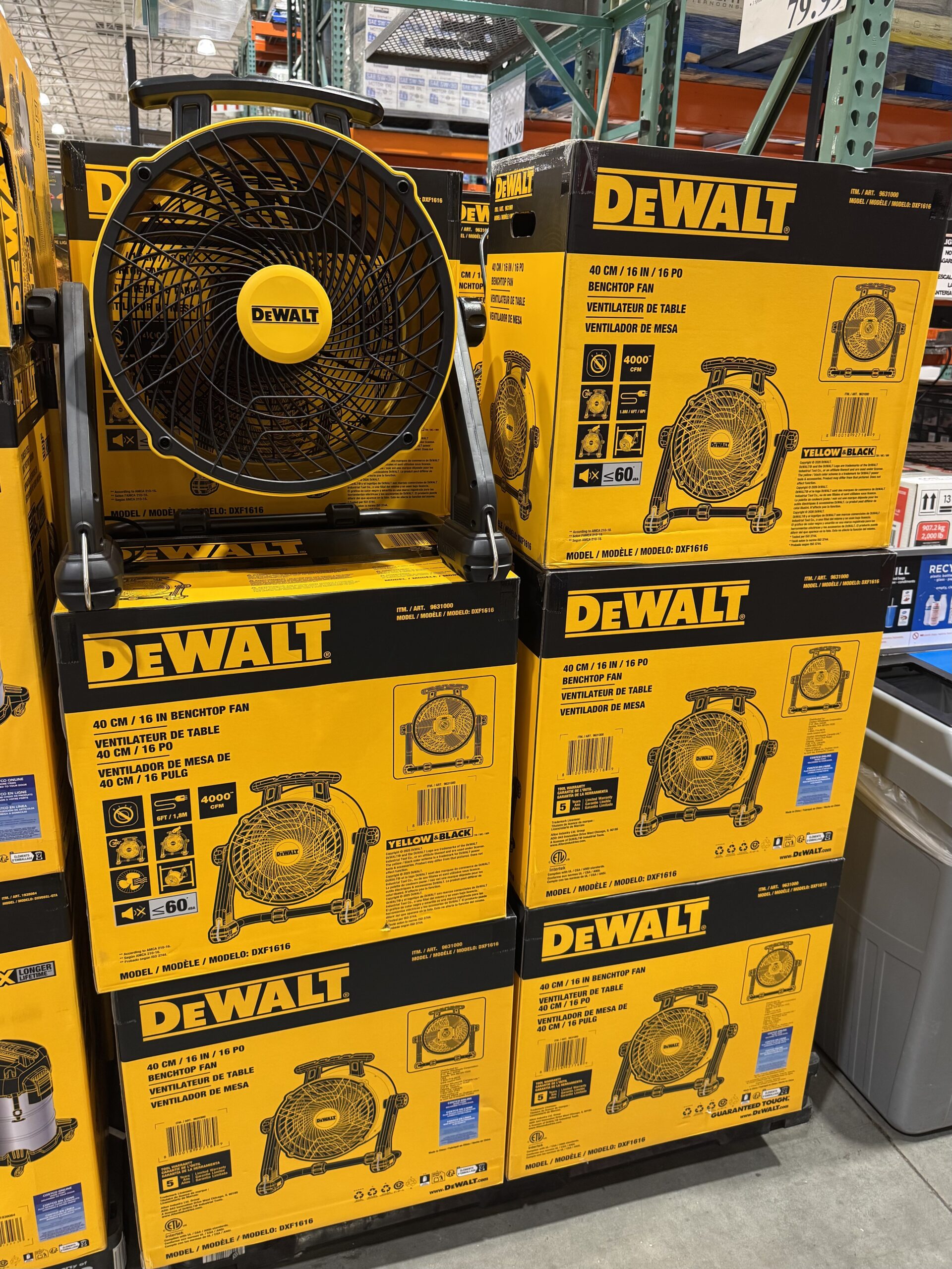DEWALT 16 IN Benchtop Fan
