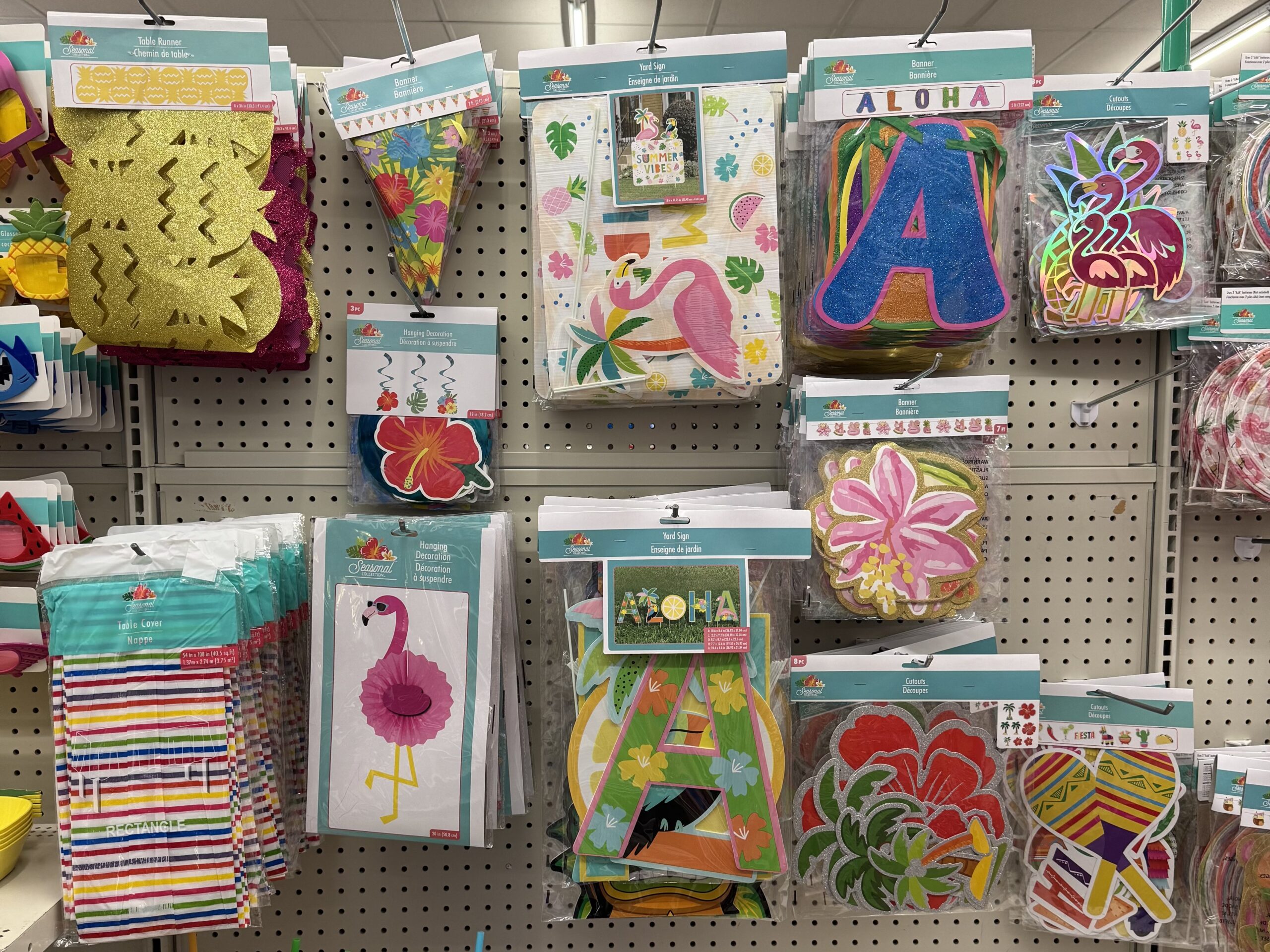 Summer Party Supplies - in store