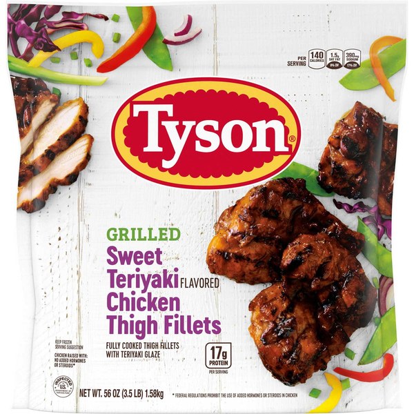 Tyson Grilled Sweet Teriyaki Chicken Fillets (3.5 lbs) — $11.98 (Exp: 05/31/26)