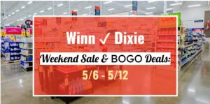 Winn-Dixie Weekend Sale & BOGO Deals: May 6, 2026 – May 12, 2026