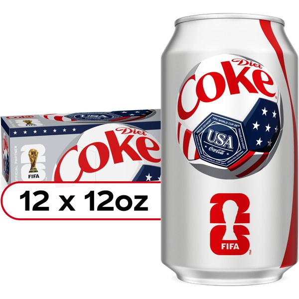 Diet Coke Soda Soft Drink Fridge Pack Cans, 12 fl oz, 12 Pack | $9.99 - $5.99