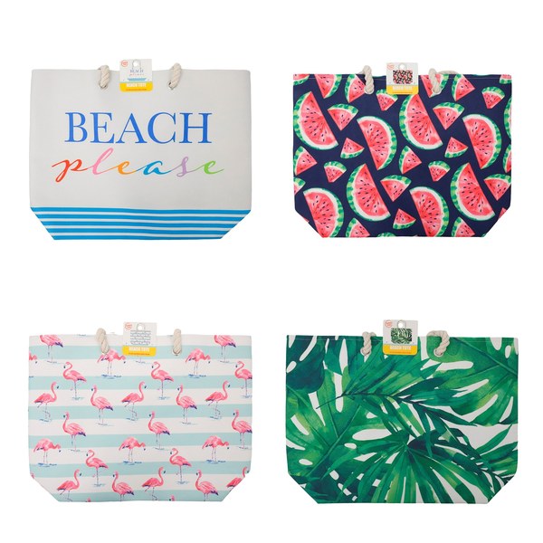 Dollar Tree Stylish Beach Tote Bags ($5.00)