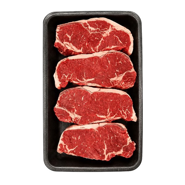 New York Strip Steak | Before: $12.00/lb | Now: $15.97/lb