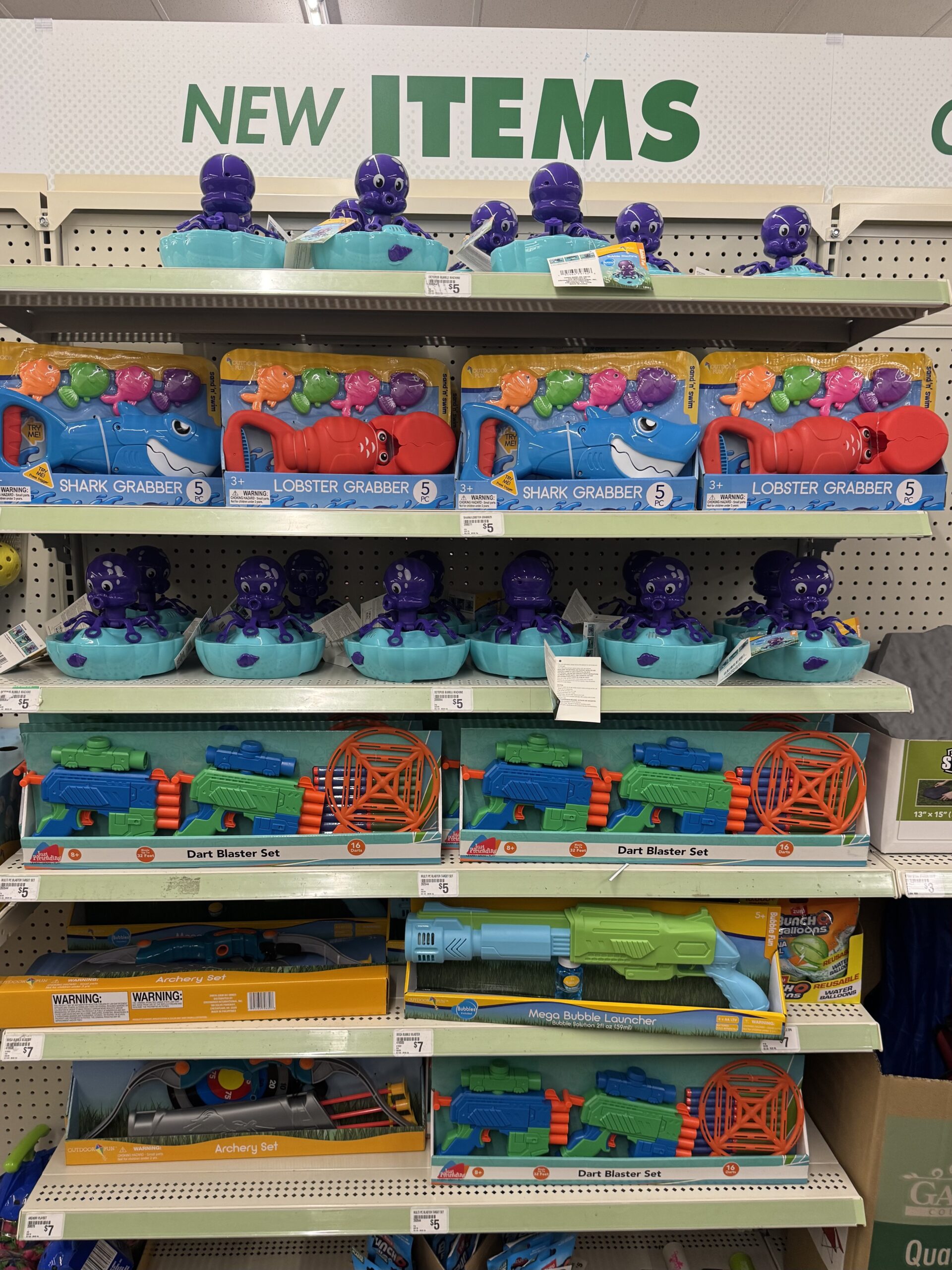 Outdoor Fun Toys - in store