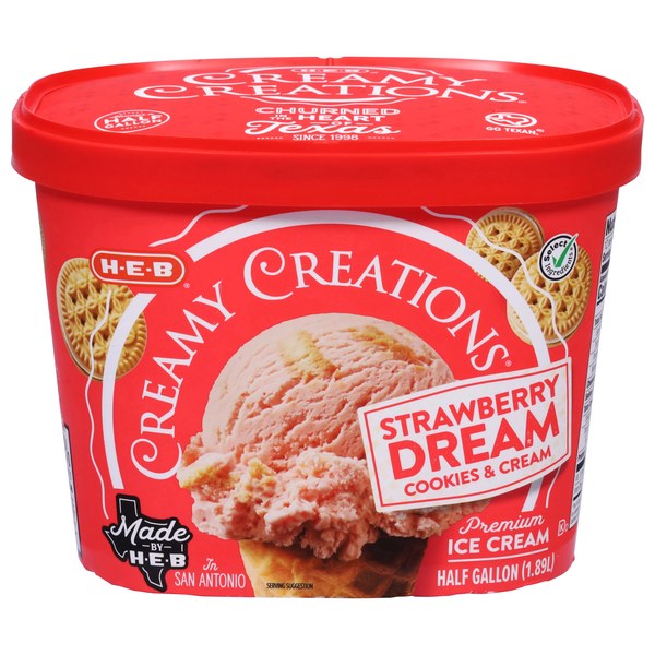Cookies & Cream Ice Cream (½ gal or pint, ~$6.98 / $2.48)