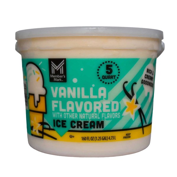 Member's Mark Vanilla Ice Cream Pail at Sam's Club