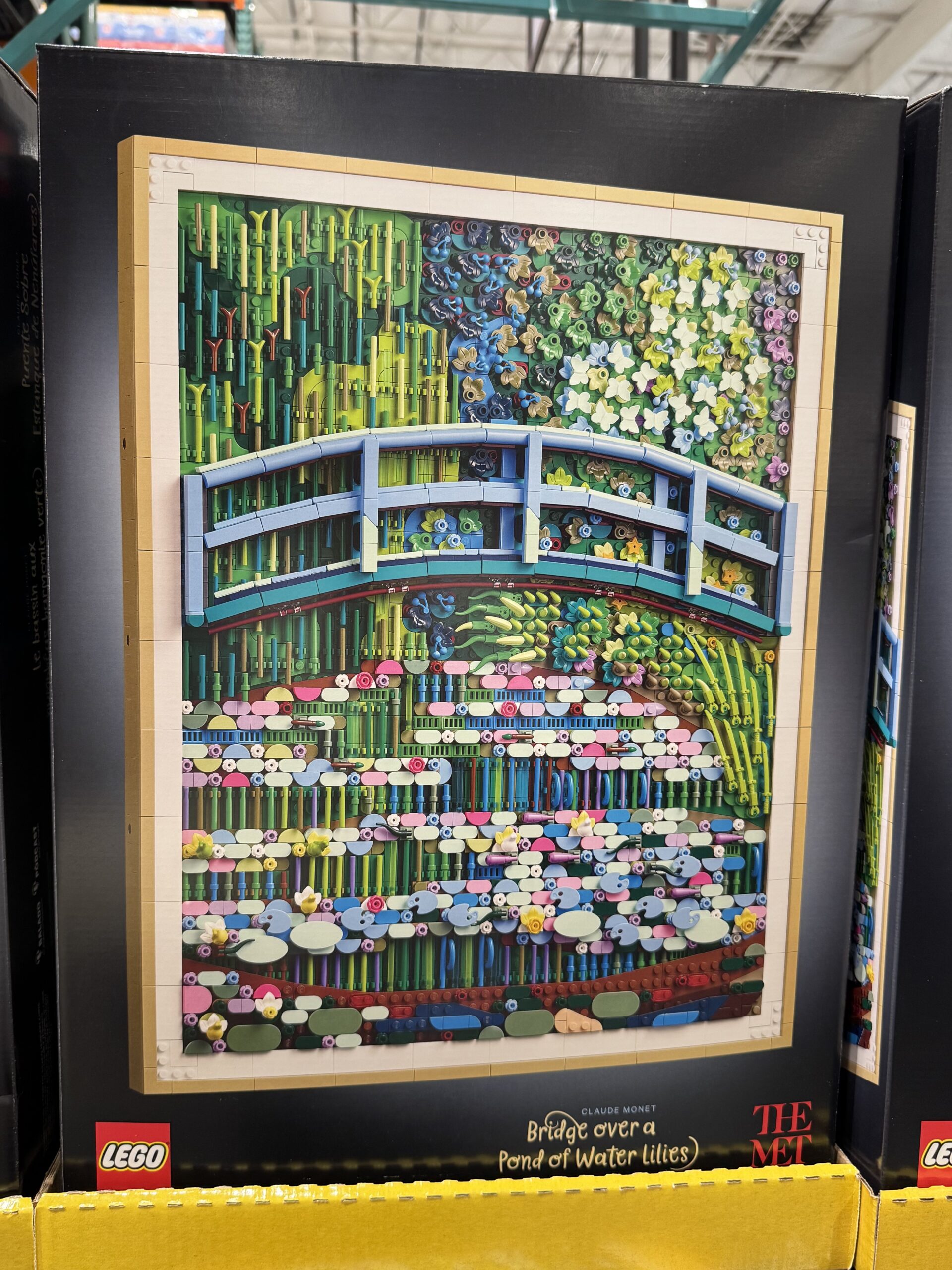 LEGO Bridge over a Pond of Water Lilies
