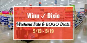 Winn-Dixie Weekend Sale & BOGO Deals: May 13, 2026 – May 19, 2026