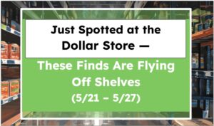 Just Spotted at the Dollar Store — These Finds Are Flying Off Shelves (5/21 – 5/27)