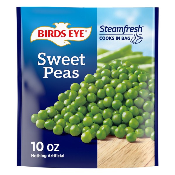 Birds Eye Steamfresh Sweet Peas, Frozen Vegetables, 10 oz. Bag | $1.49 - 99¢