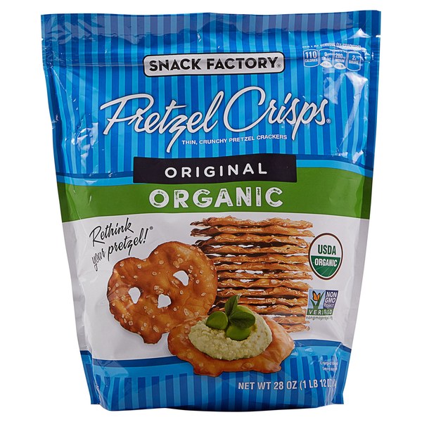 Snack Factory Organic Original Pretzel Crisps (28 oz)