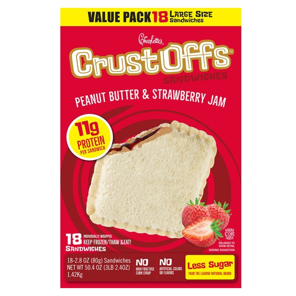 Charlotte's PB & Jam Crustoffs (18 ct)