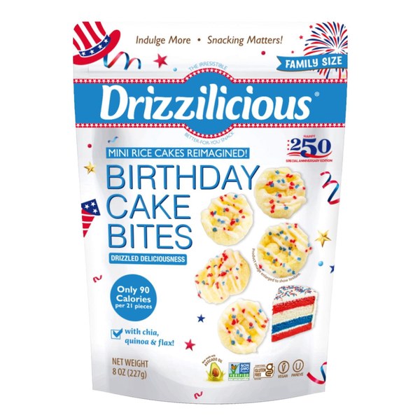 The "Mindless Munch": Drizzelicious Birthday Cake Bites