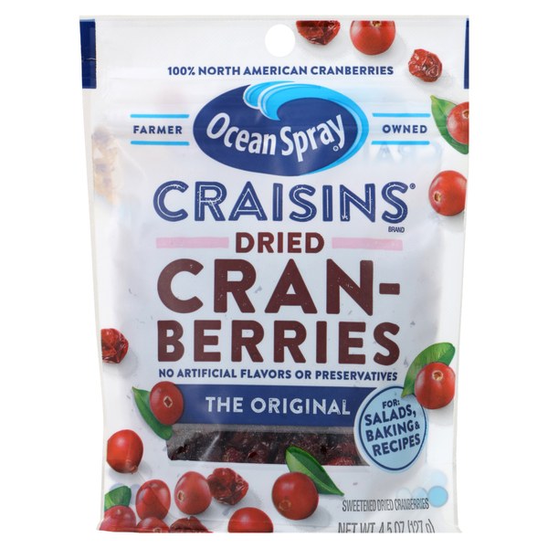 Ocean Spray Craisins Dried Cranberries - $1.25