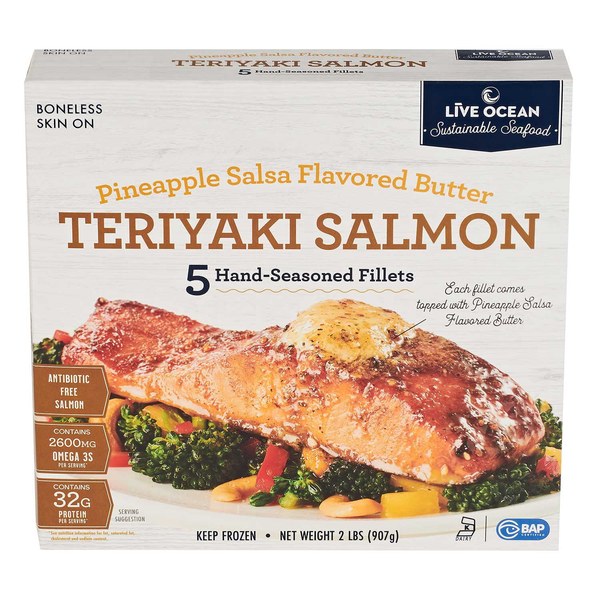 Teriyaki Salmon Bites — Price Varies by Weight