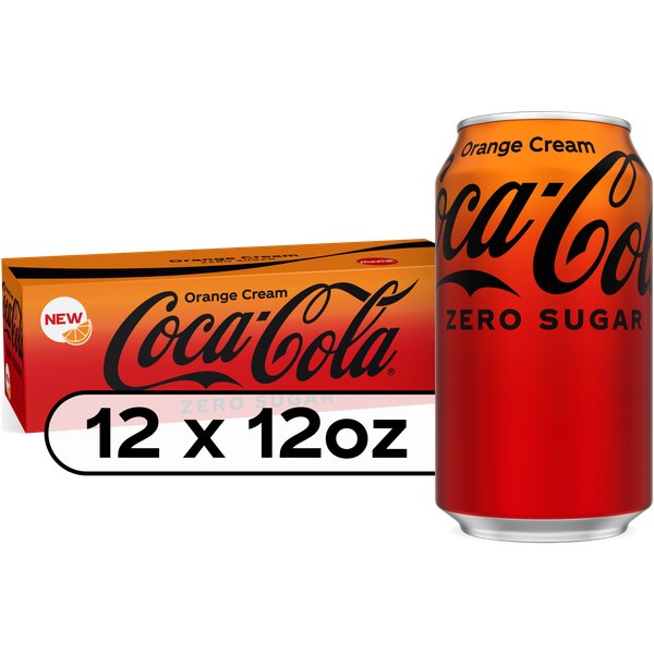 Coca-Cola Soda Soft Drink Fridge Pack Cans, 12 fl oz, 12 Pack | $9.99 - $5.99