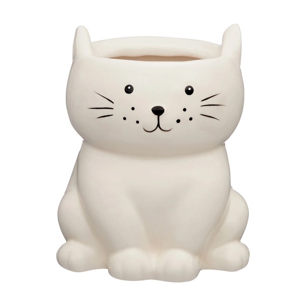 Animal-Shaped Ceramic Planters $6