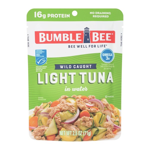 Bumble Bee or Starkist Chunk Light Tuna in Water - $1.25