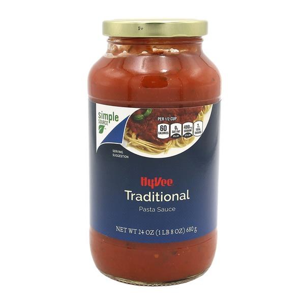 Hy-Vee Traditional Pasta Sauce | $1.99 - $1.28