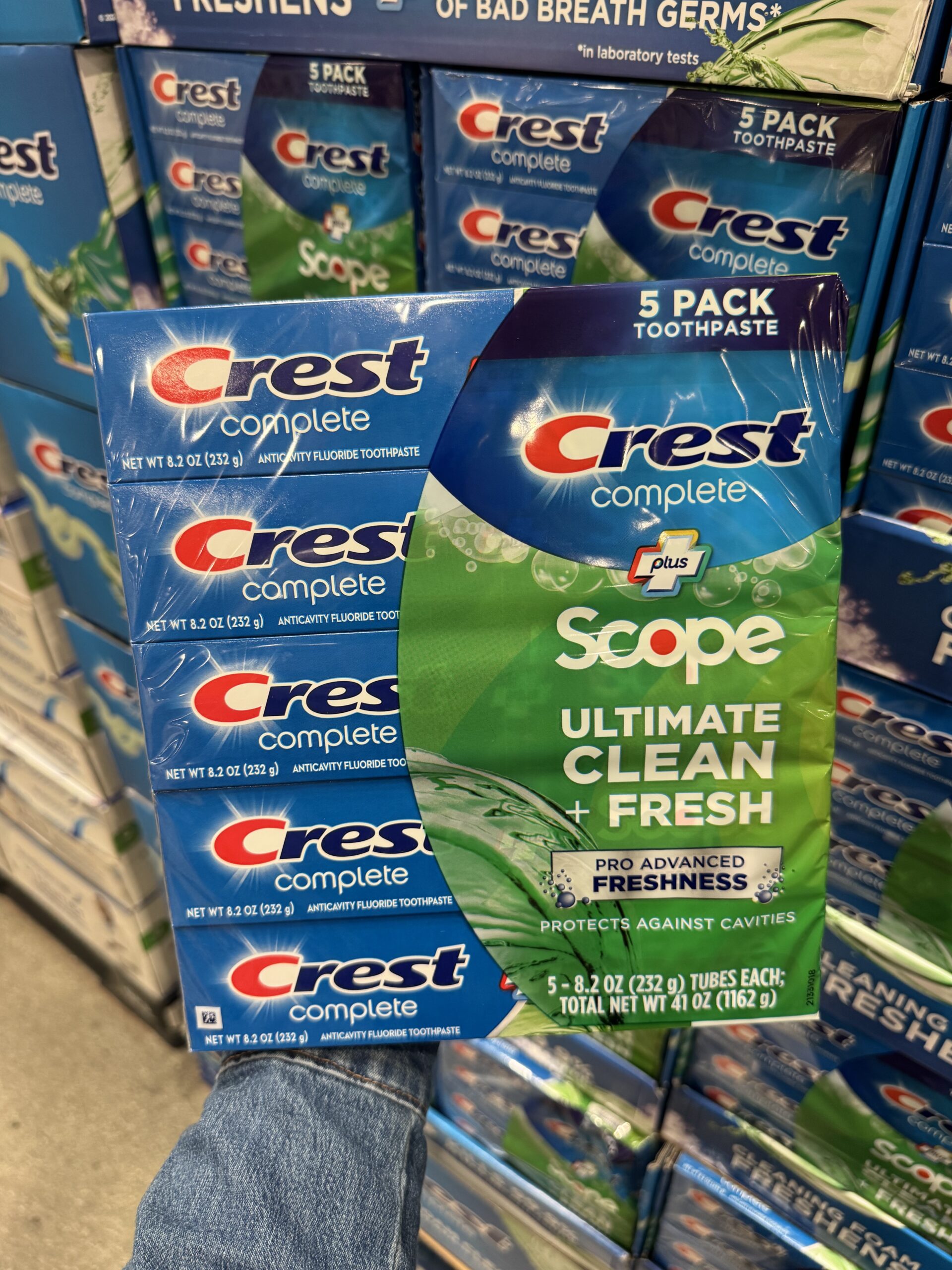 Crest Complete plus Scope Ultimate Clean + Fresh