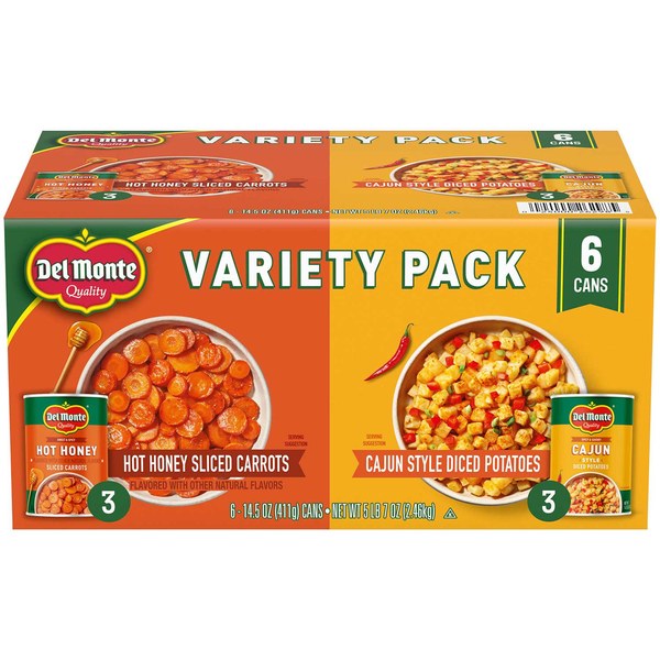Del Monte Canned Vegetables (8-Pack) | Before: Lower Baseline | Now: $8.42