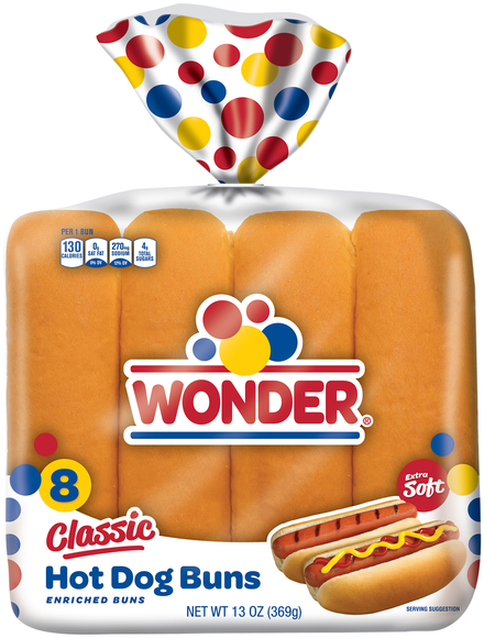Wonder Classic Hot Dog Buns - 8 ct