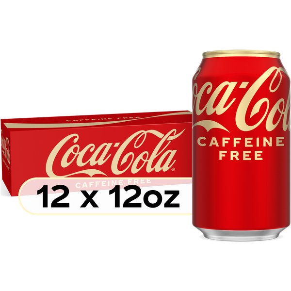 Coca-Cola Caffeine-Free Soda Soft Drink Fridge Pack Cans, 12 fl oz, 12 Pack | $9.99 - $5.99