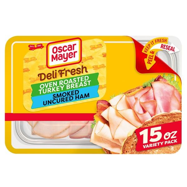 Oscar Mayer Oven Roasted Turkey Breast & Smoked Uncured Ham Variety | 2 for $7.00