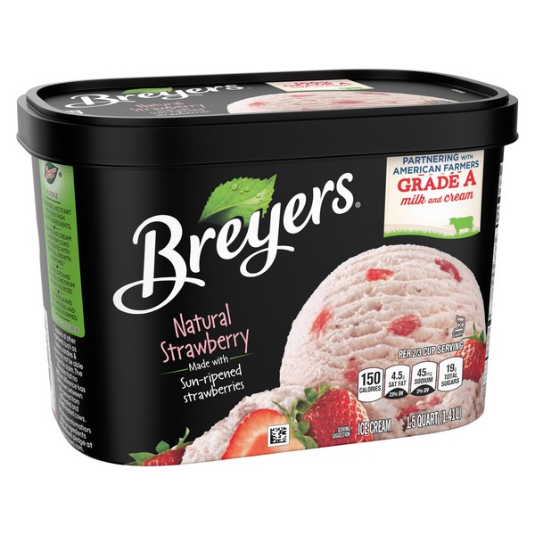 Breyers Natural Strawberry Ice Cream | $5.99 - Buy 1, Get 1 Free