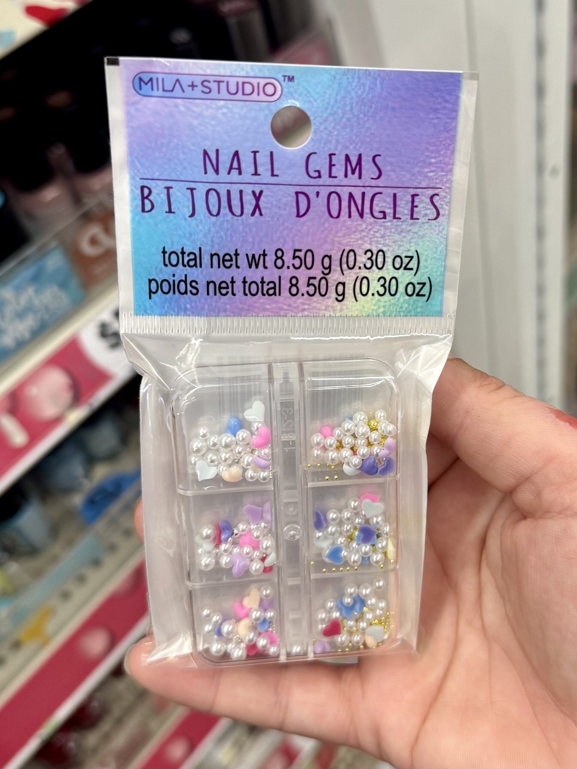 Mila+Studio Nail Gems - in store