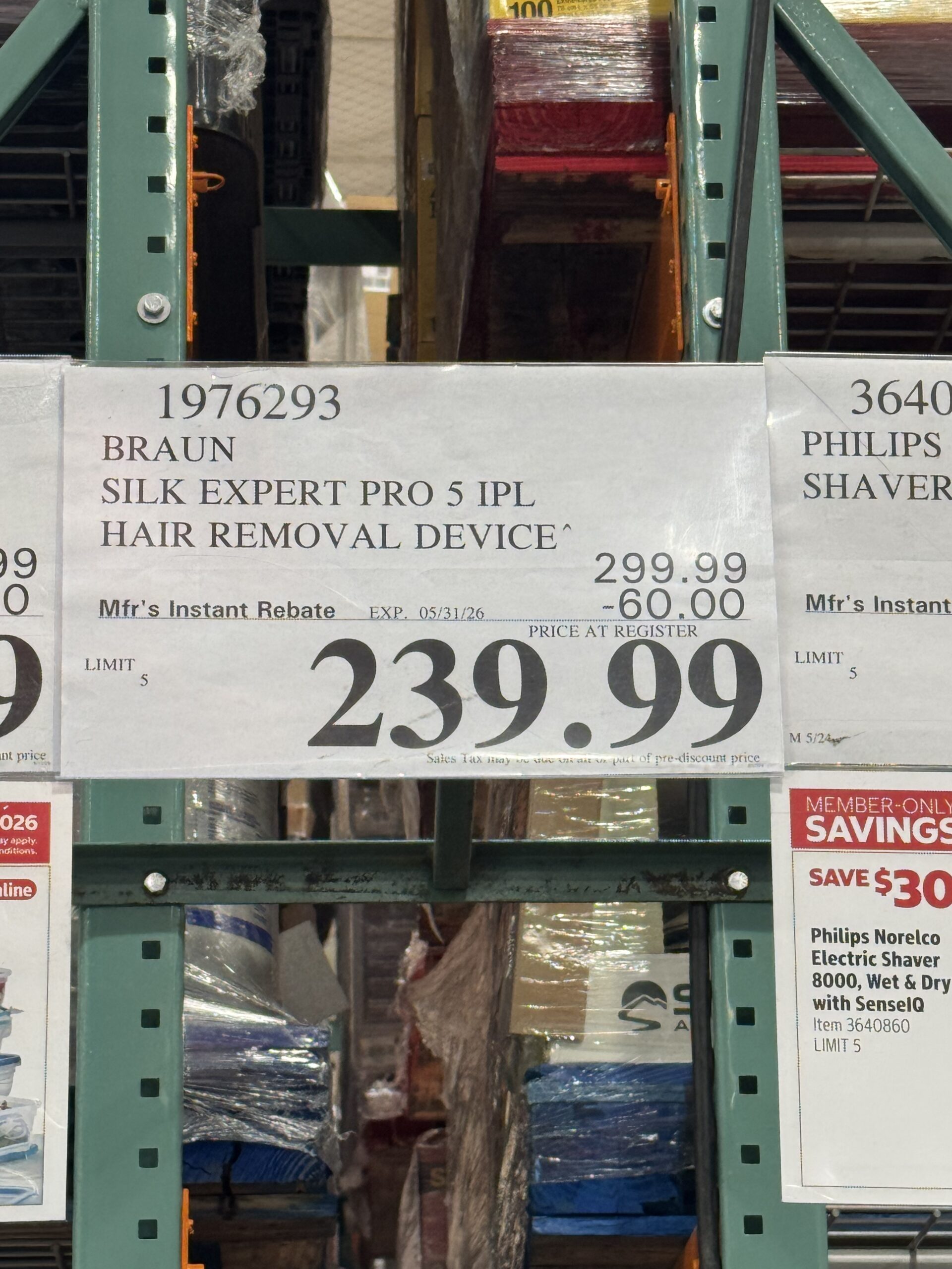 Braun Silk-expert Pro 5 IPL Hair Removal System - price tag