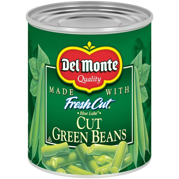 Del Monte Fancy Cut Green Beans (101 oz) | Before: $4.98 | Now: $5.78