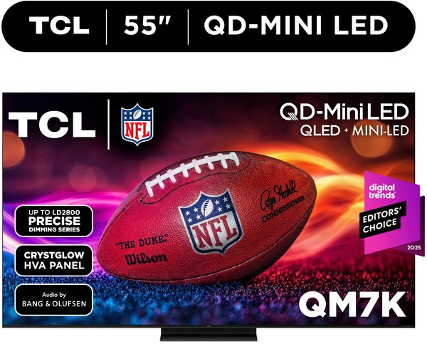 TCL 55-Inch QM7K Mini LED QLED 4K TV