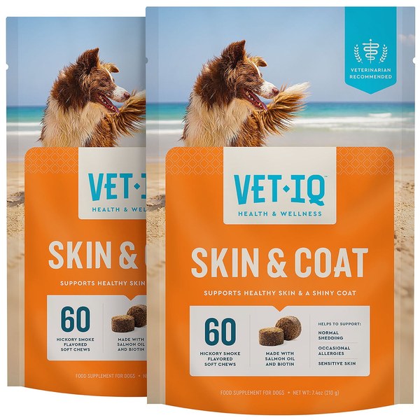 Vet-IQ Skin & Coat Supplement - $13.38