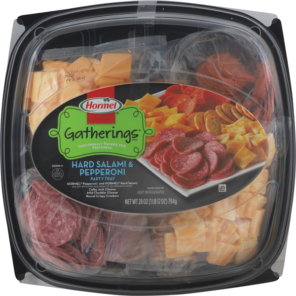 Hormel Gatherings Hard Salami & Pepperoni Party Tray