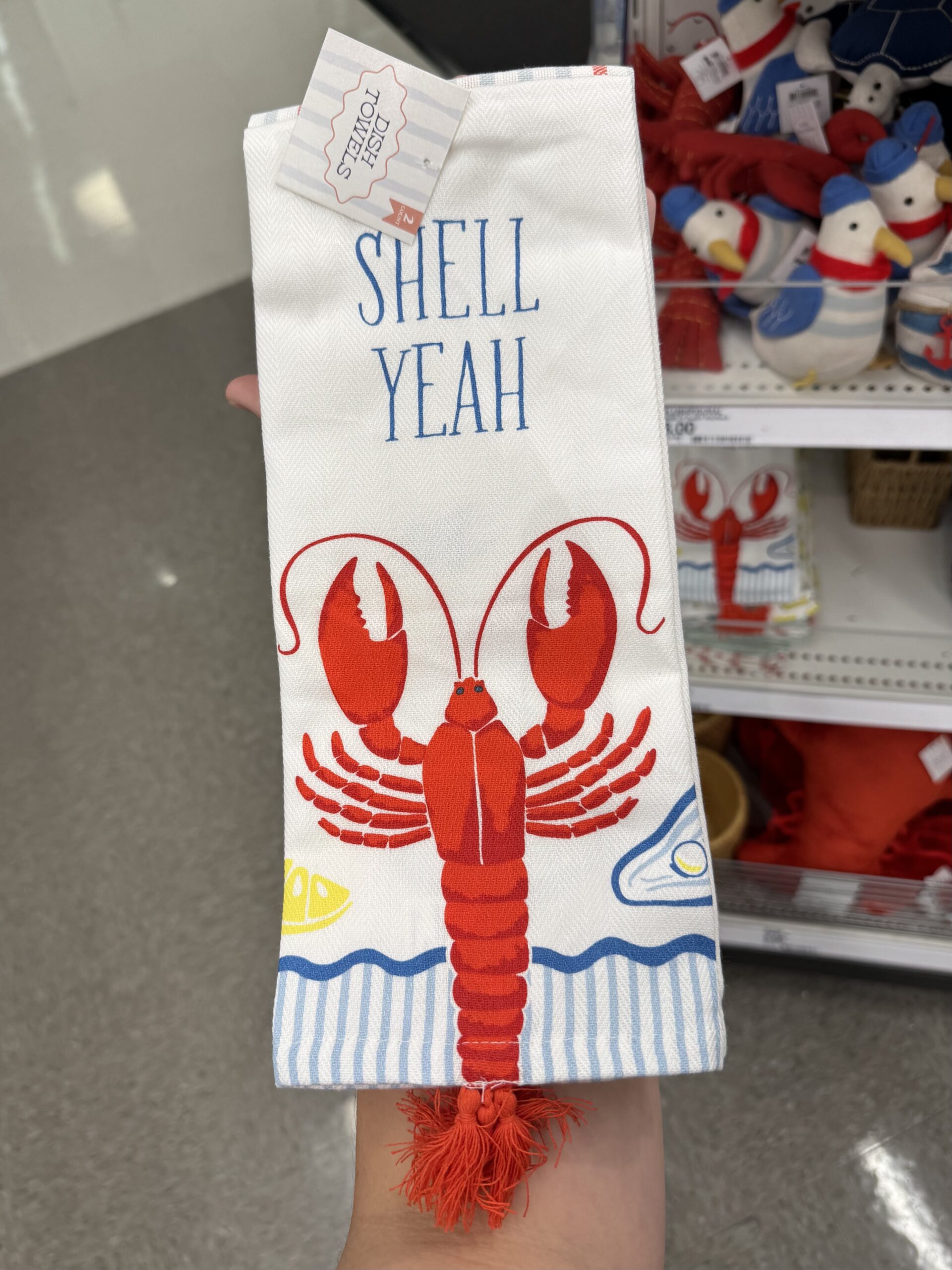 Shell Yeah Dish Towels - in store