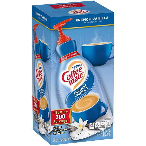 Coffee Mate Liquid Creamer | Before: $7.98 | Now: $8.38