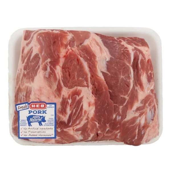 H-E-B Boneless Pork Butt Roast: $9.54 - $8.22