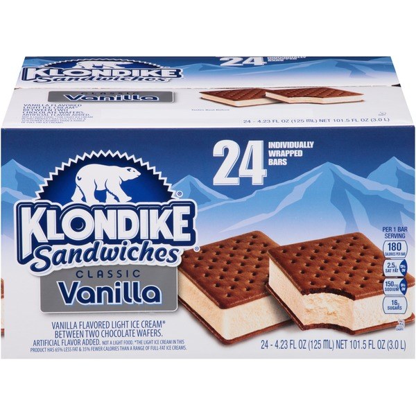 Klondike Cookies & Cream Ice Cream Bars / Sandwiches (multi-pack)