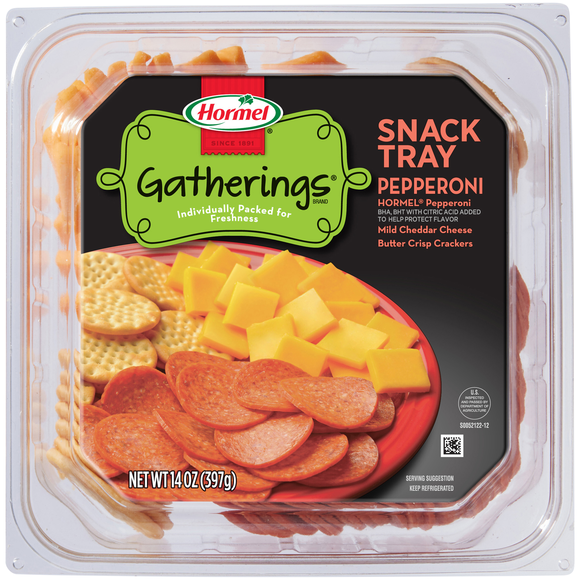 Hormel Gatherings Pepperoni & Cheese Snack Tray