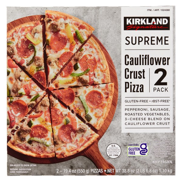 14. Kirkland Signature Cauliflower Pizza (4-pack)